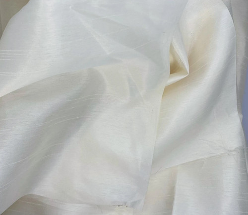 Ivory polyester taffeta fabric - taffeta,