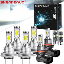 For Hyundai Coupe GK Led White Xenon 6000k Headlight Fog Side Light Bulbs 01-09