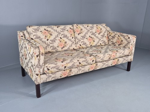 Vintage danish seater sofa - 2,