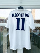 Real Madrid 2002-2003 Ronaldo 11 Home Centenary Shirt Size Large