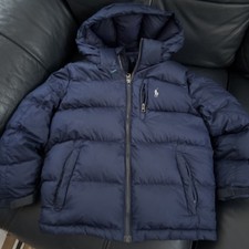 Navy Ralph Lauren Puffer Coat Age 7 130/64