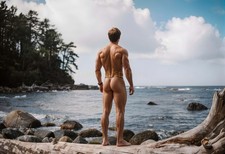 Handsome Male Nude Physique AI