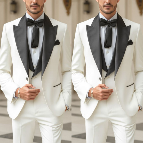 White pcs men - 3, formal