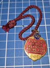 Stamford Bridge Chelsea Greyhound Racing Club 1946 Members Badge Pass Very Nice