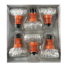 6x Orange Black Replace