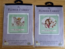 DMC flower Fairies Cross Stitch Card Kits Candytuft Fairy Wild Cherry Fairy TB