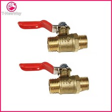 Lever Ball Valve Male to Male Various Sizes 1/8" 1/4" 3/8" 1/2" BSP Full Flow