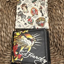 Ed Hardy Mens Tiger Bifold