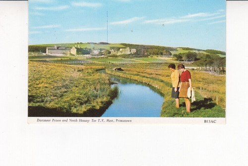 Postcard dartmoor prison - postcard.,