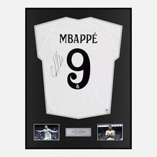 Framed Kylian Mbappe Signed
