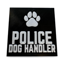 3D printed police dog handler