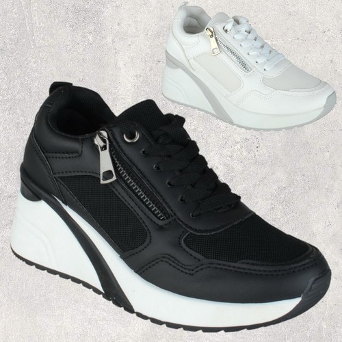 Womens ladies lace platform - womens,