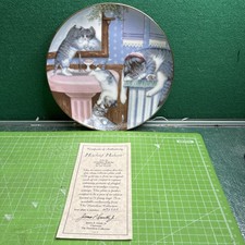 Country Kittens Hamilton Collection "The Mischief Makers" Plate - 1988 with COA
