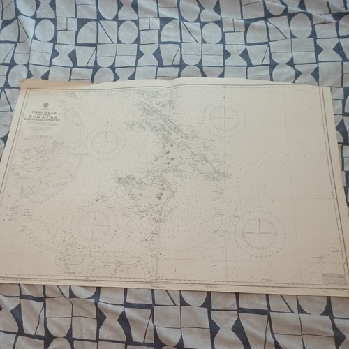 Vintage 1948 admiralty chart - 1948,