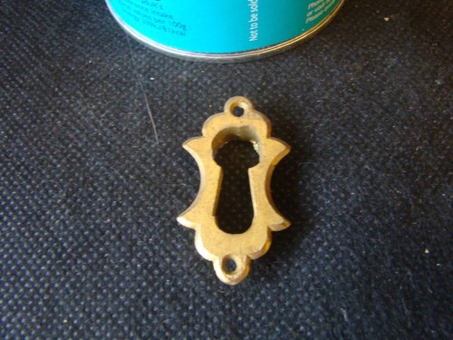 Salvaged vintage brass - x,