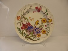 WEDGWOOD ETRURIA FLORAL DECORATED PLATE - CK5981 - 8 INCH