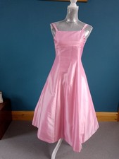 NEW LINZI JAY GIRL'S OCCASION DRESS AGE 10 CANDY PINK NET BOW BRIDESMAID PARTY