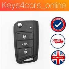 3 button flip key case shell