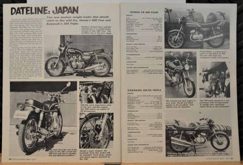 1971 honda cb500 - 1971, kawasaki