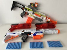 Nerf Modulus Semi Auto Custom Build Plus Retaliator X2 Strong Arm Pistols