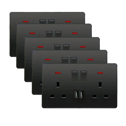 Double wall plug socket - double,