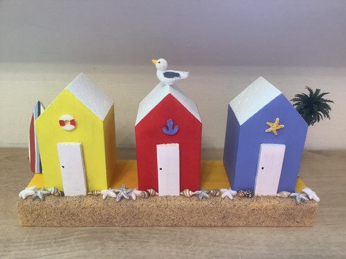 Handmade beach hut coastal - handmade,