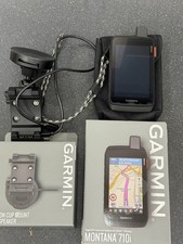 Garmin Montana 710i with inReach and Garmin car mount with speaker 