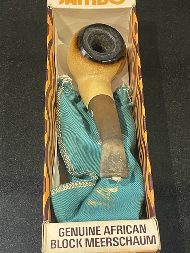 Jambo bent meerschaum pipe - bent,