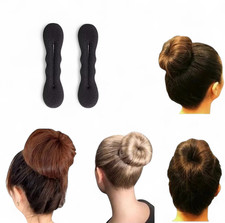 2 French Twist Hair Donut Bun