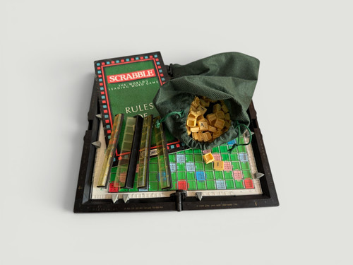 Vintage 1997 travel scrabble - vintage,