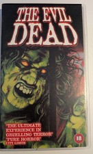 The Evil Dead VHS Video Tape