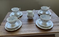 ROYAL ALBERT SILVER MAPLE TEA