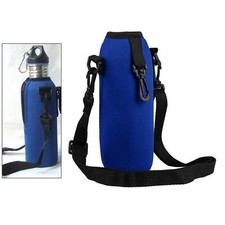 500ml Neoprene Water Bottle Carrier Insulated Cover Bag Holder Adjustable Strap