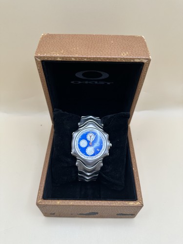 2000s vtg oakley watch gmt - 2000s,