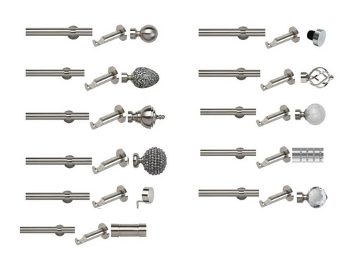 Metal curtain pole - curtain,