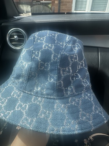 Gucci monogram denim bucket - monogram,