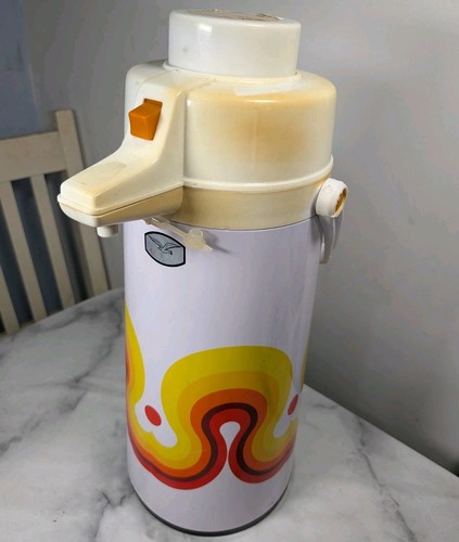 Vintage retro pump thermos - pump,