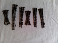 6 x PECO NICKEL SILVER  POINTS AND CROSSOVERs  N GAUGE