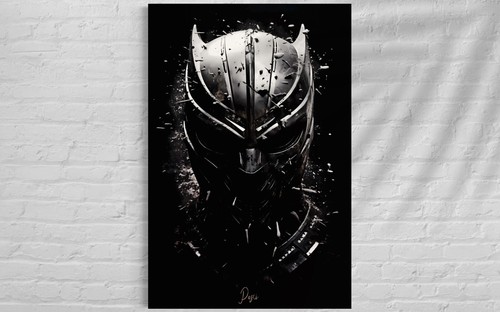 Black panther canvas print - panther,