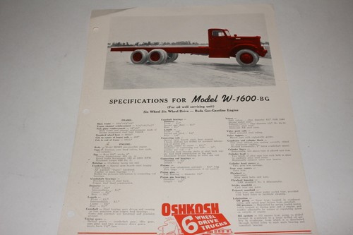1948 oshkosh truck - 1948-49, chassis