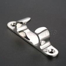 4" Boat Sailing Yacht 316 Stainless Straight Bow Chock Line Deck Cleat Fairlead