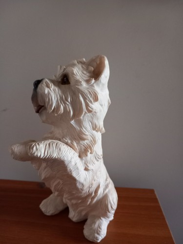 Westie dog resin - resin, 17.5
