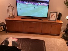 Gplan TV Cabinet with 2drawers and 2 Side Cupboards Solid Wood