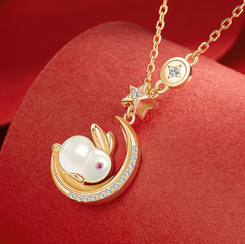 Moon rabbit pearl - rabbit,