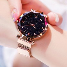 Cute Starry Night Wrist Watch