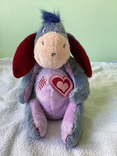 Disney eeyore plush with heart - with,