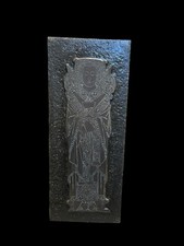 Simon Wensley c. 1375 Monumental Mini Scale Replica Brass Rubbing Plaque Cast