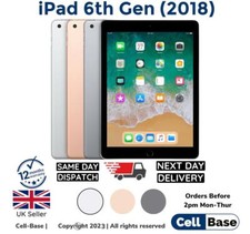 NEW Apple iPad 6th Gen 2018 32GB 128GB WiFi/4G 9.7" All Colours BOXED Re- SEALED