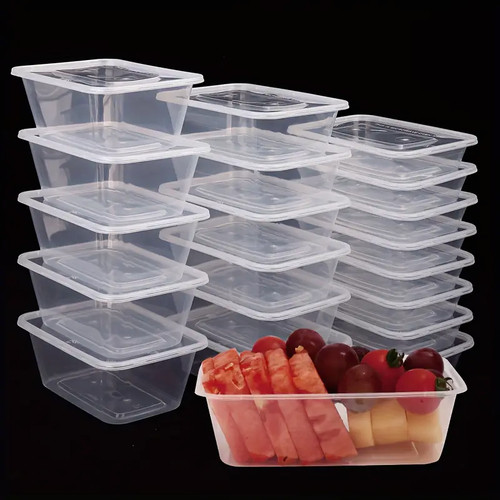 Plastic food containers - containers, with