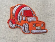 Cement Mixer Iron On Sew On